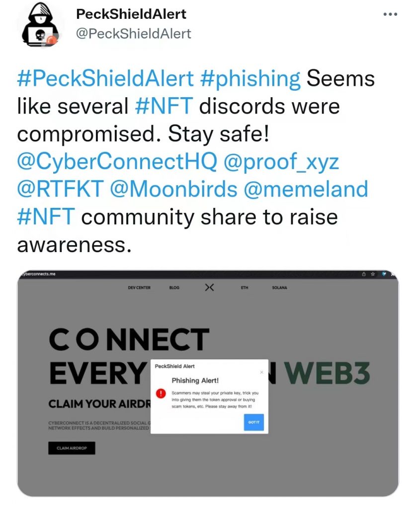 CertiK Alert on X: #CommunityAlert 🚨 The Discord bot 'Giveaway Boat' has  been reportedly compromised. @Jon_HQ recommends removing the bot from NFT  servers. Affected servers so far: @KaijuKingz @CryptoBatzNFT @BoonjiProject  Stay safe