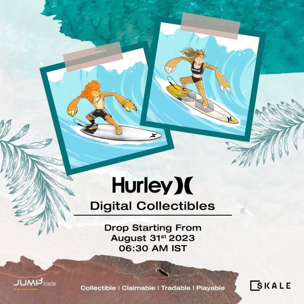 Hurley Drops Super Surfer Game NFTs on SKALE Blockchain, Launches on  Jump.trade